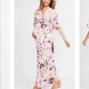 Jessica Simpson Maternity floral maxi - M